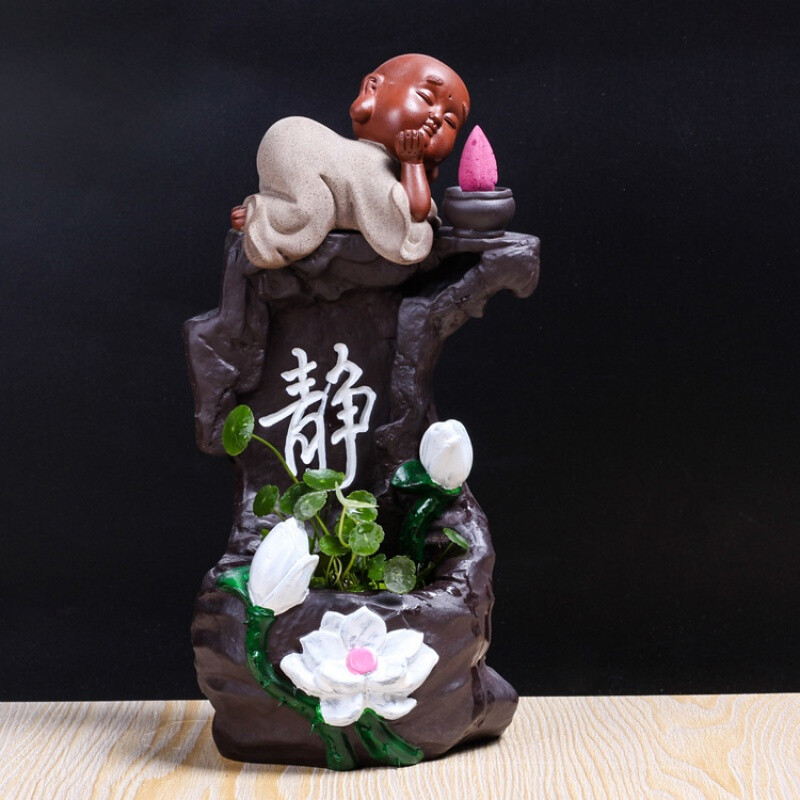 創(chuàng)意與雅致并蓄 瓷都陶瓷倒流香爐與水培植物擺件，商務(wù)與禮贈的完美選擇